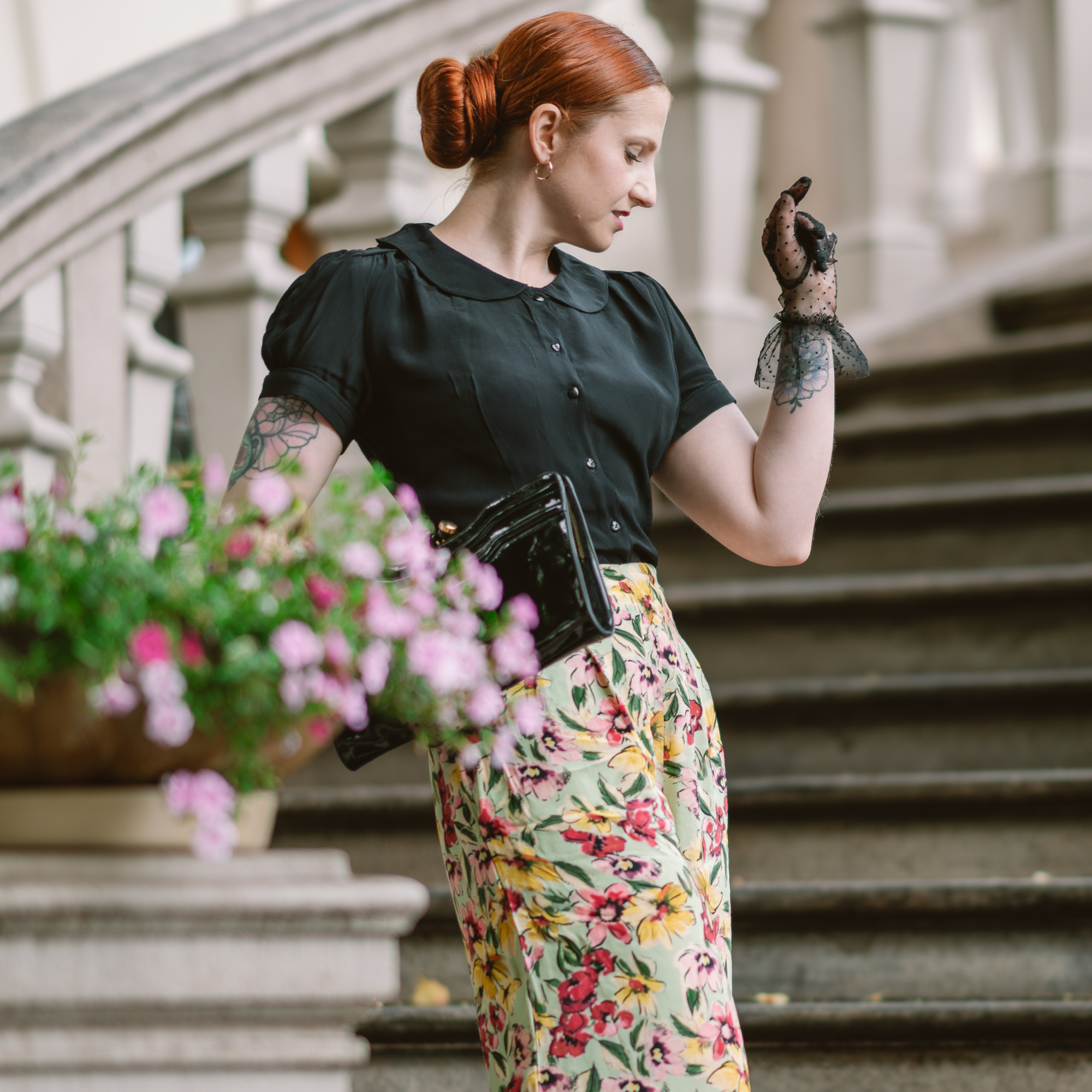 Jive Blouse in Liquorice Black