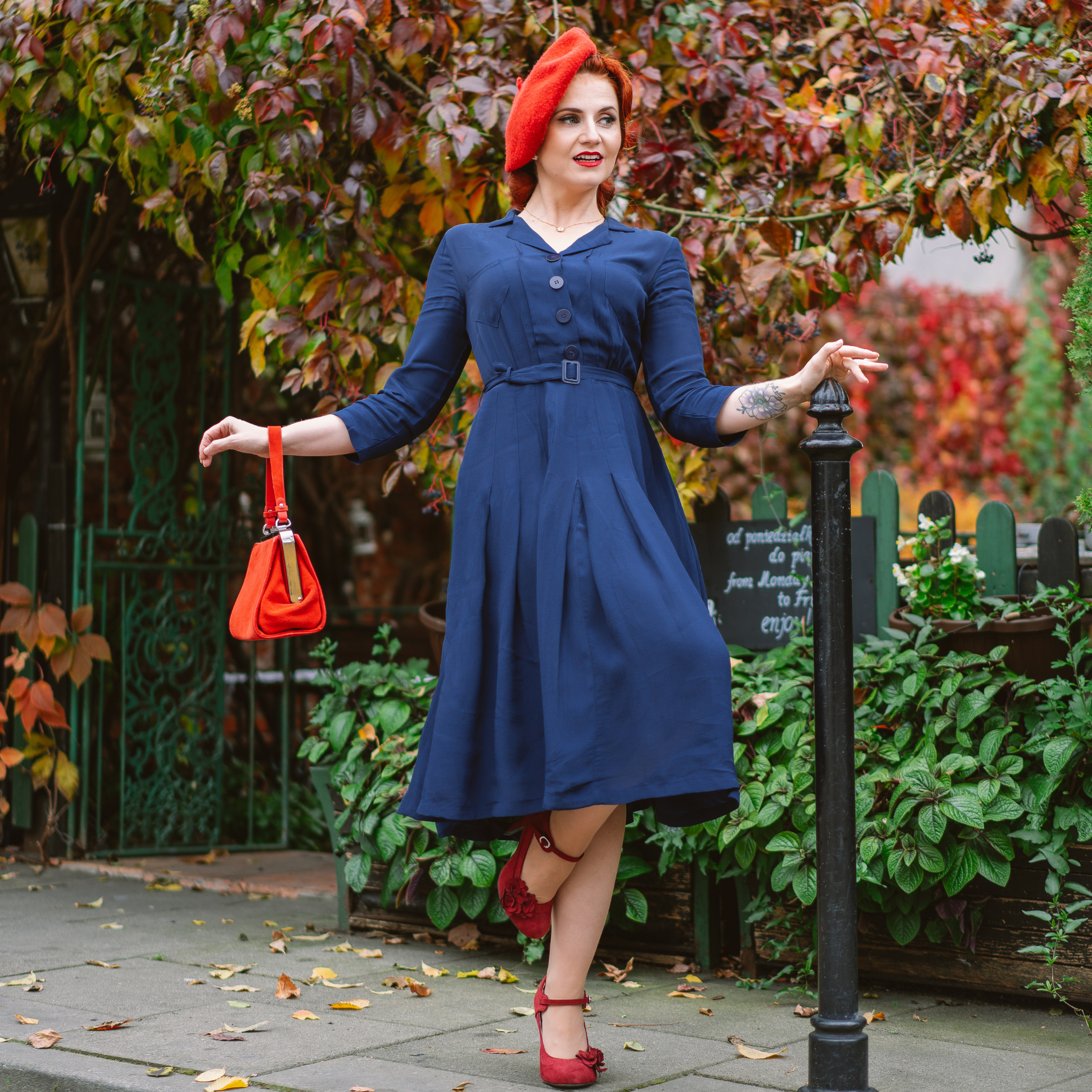 Lucille Dress in French Navy | Classic 1940s Style Shirtwaist Dress - The Seamstress of Bloomsbury Lucille Dress in French Navy | Classic 1940s Style Shirtwaist Dress - The Seamstress of Bloomsbury