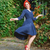 Lucille Shirtwaister Dress in French Navy