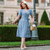Peggy Wrap Dress in Palace Pansy