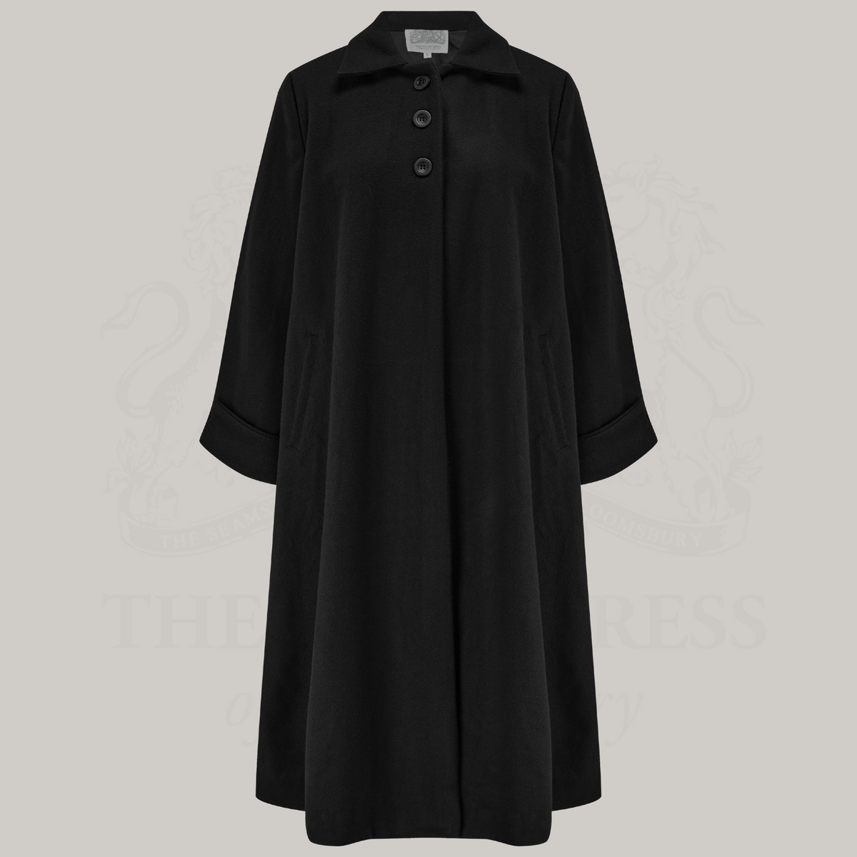 43&quot; Swing Coat in Black