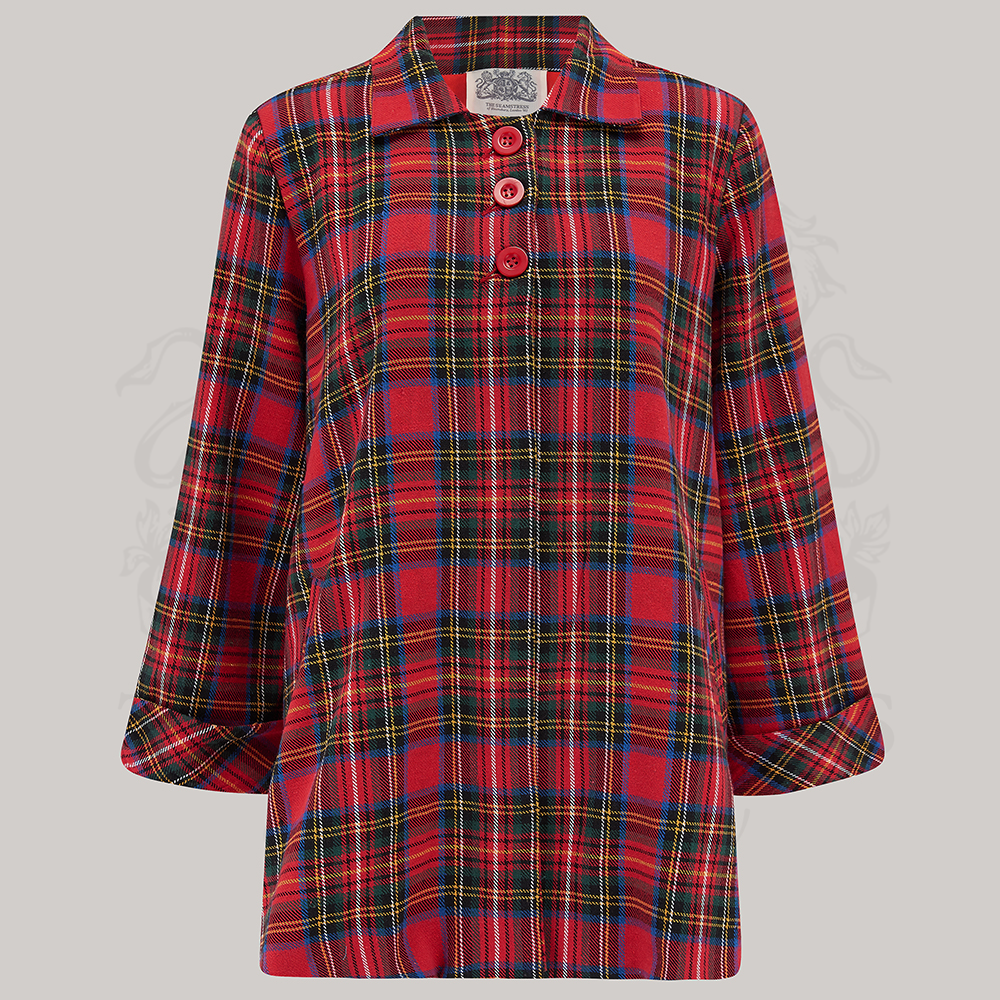 Red and green plaid jacket discount
