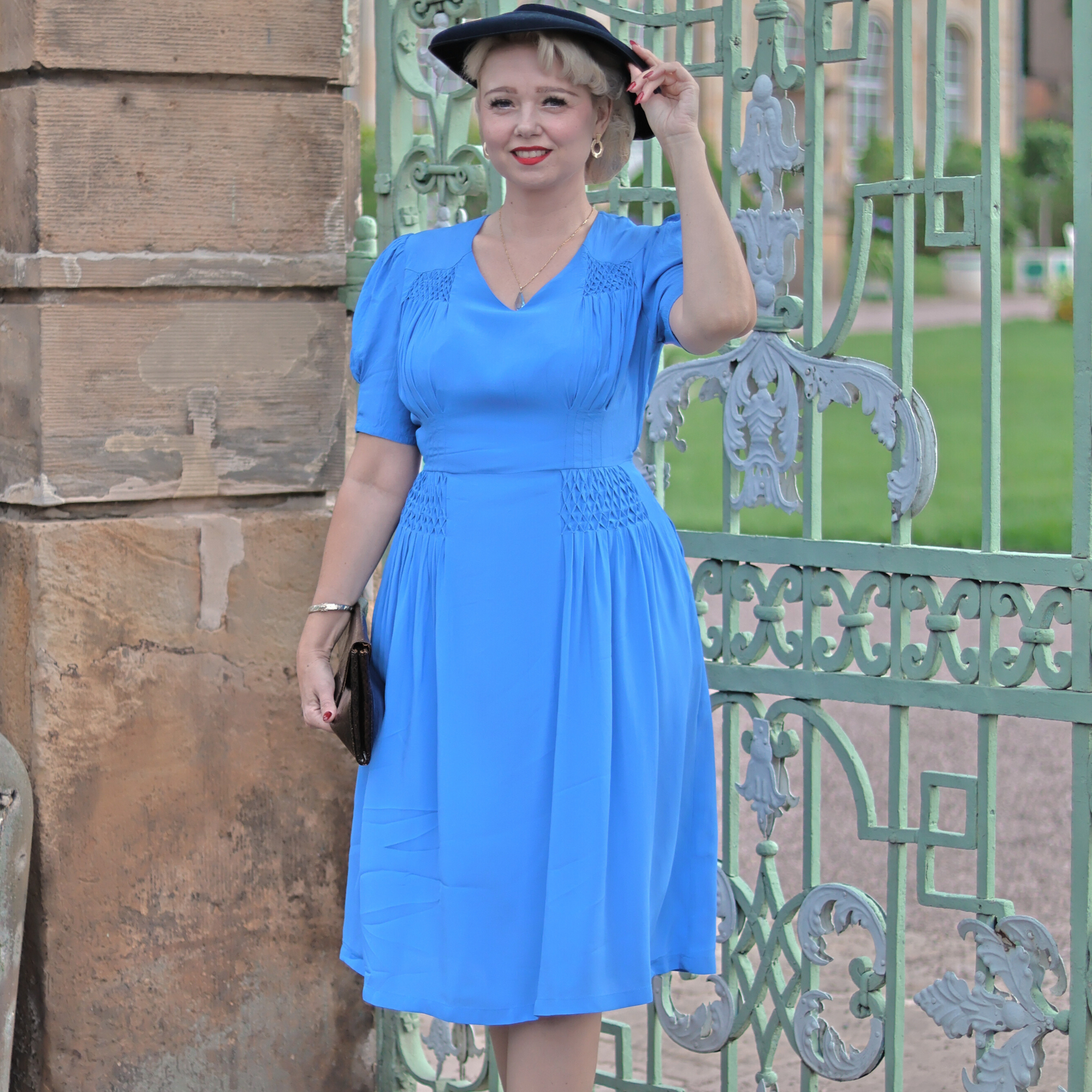 Daisy Dress in Palace Blue