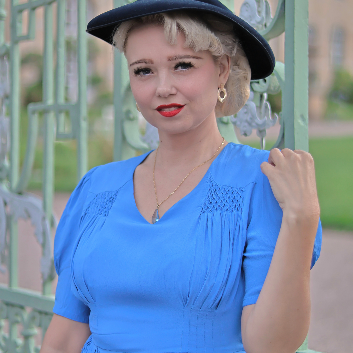 Daisy Dress in Palace Blue
