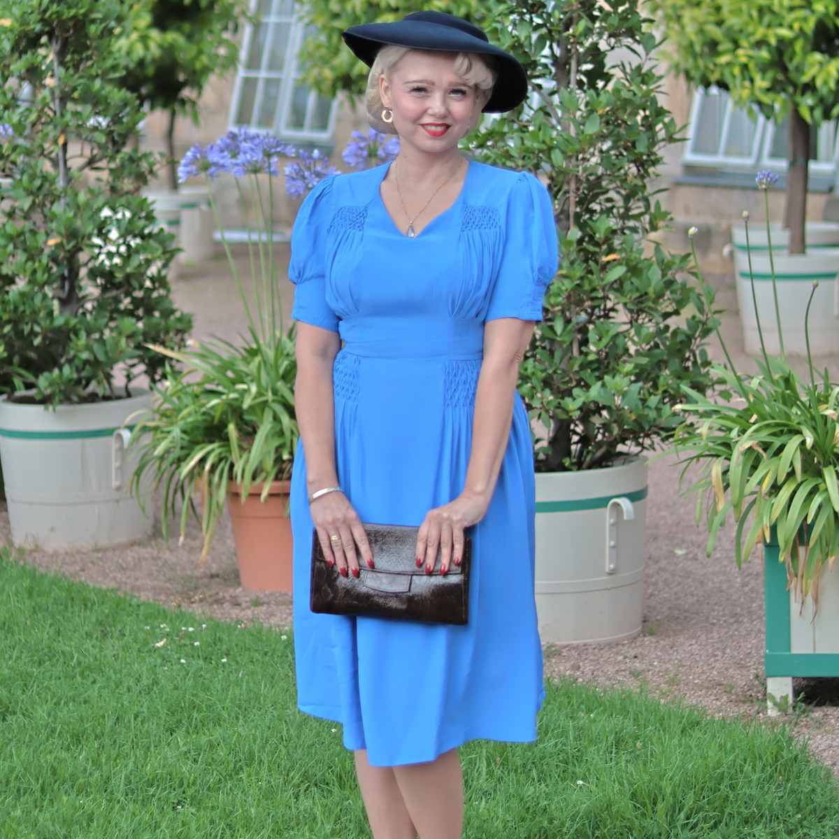 Daisy Dress in Palace Blue