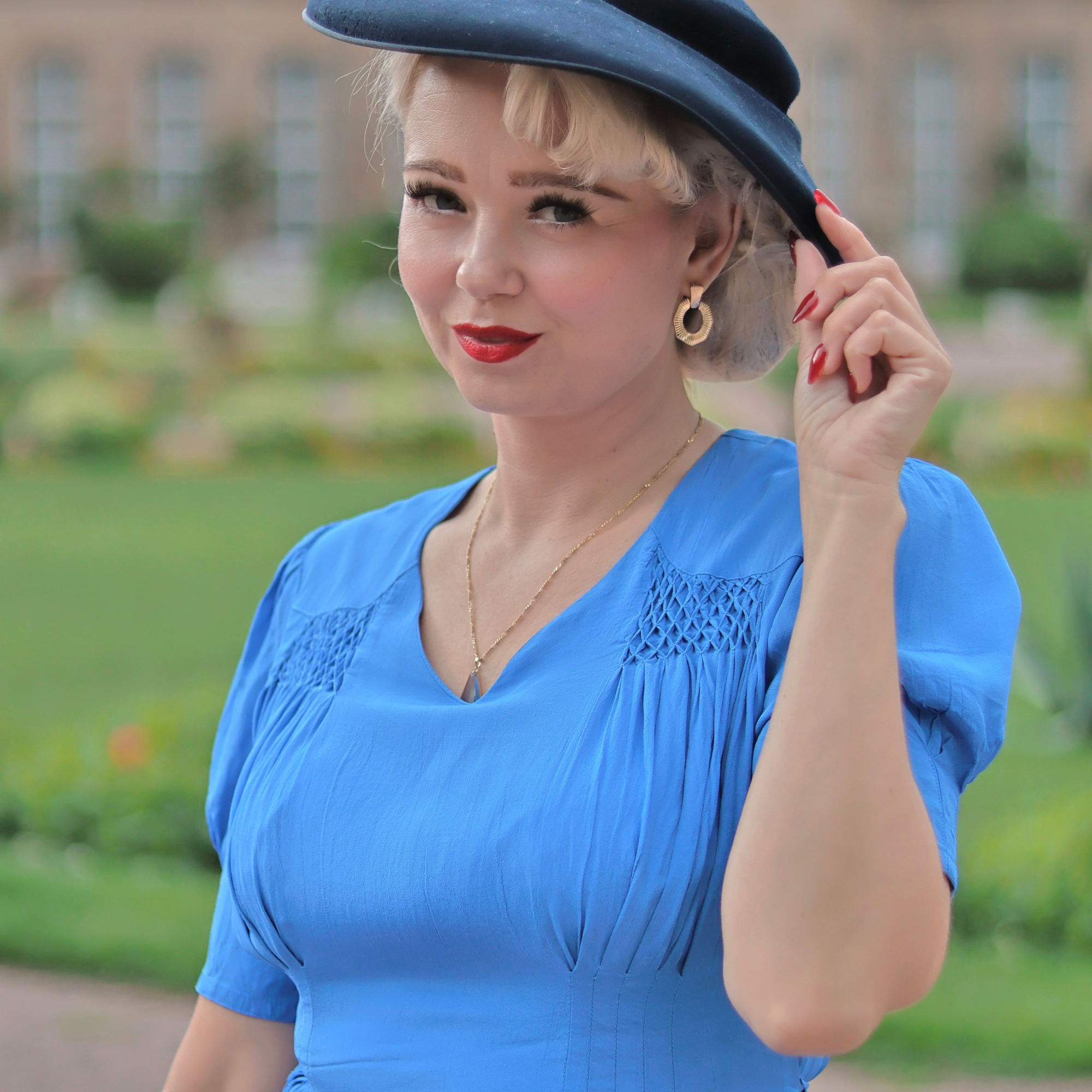 Daisy Dress in Palace Blue