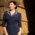 Lisa-Mae Shirtwaister Dress in French Navy