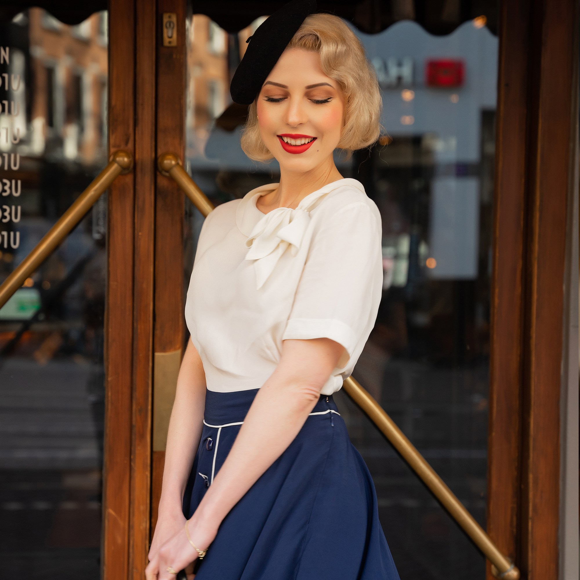 Cindy Blouse in Cream