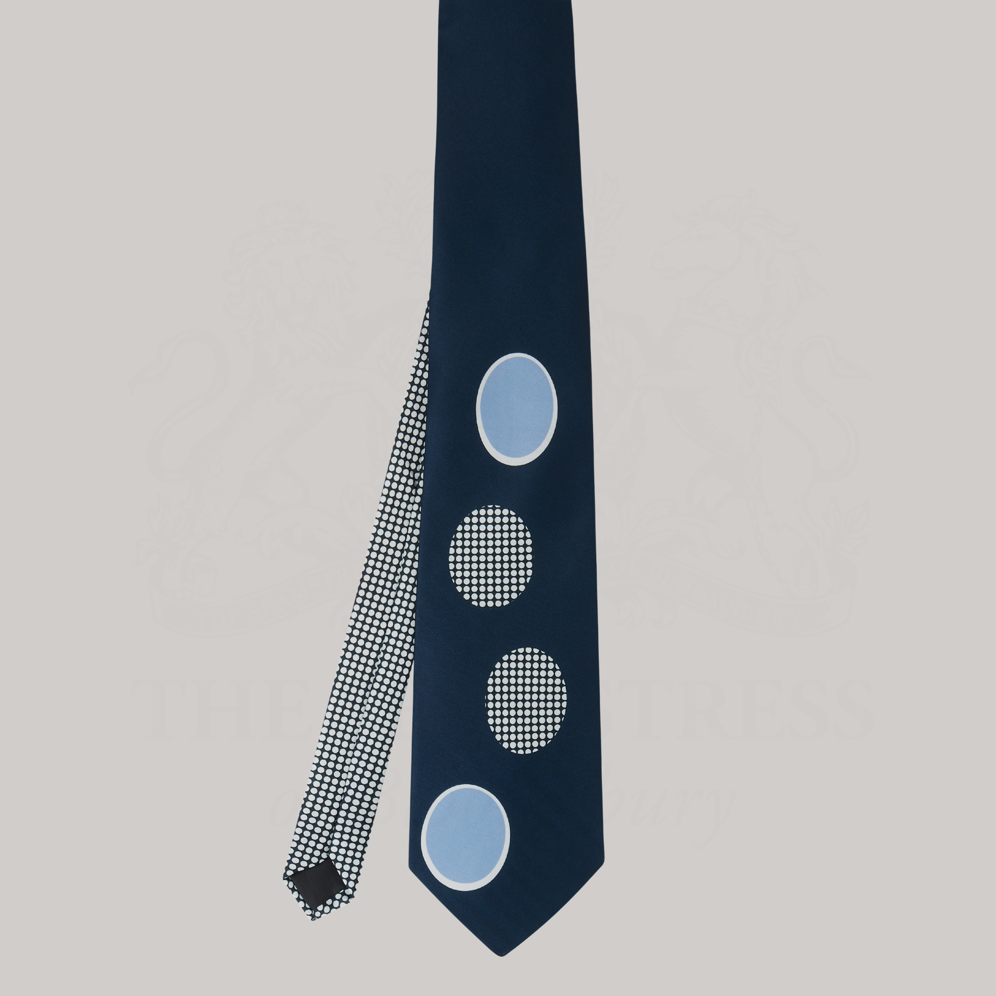 Men's 1940s Inspired Art Silk Tie