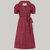 Peggy Wrap Dress in Red Taffeta