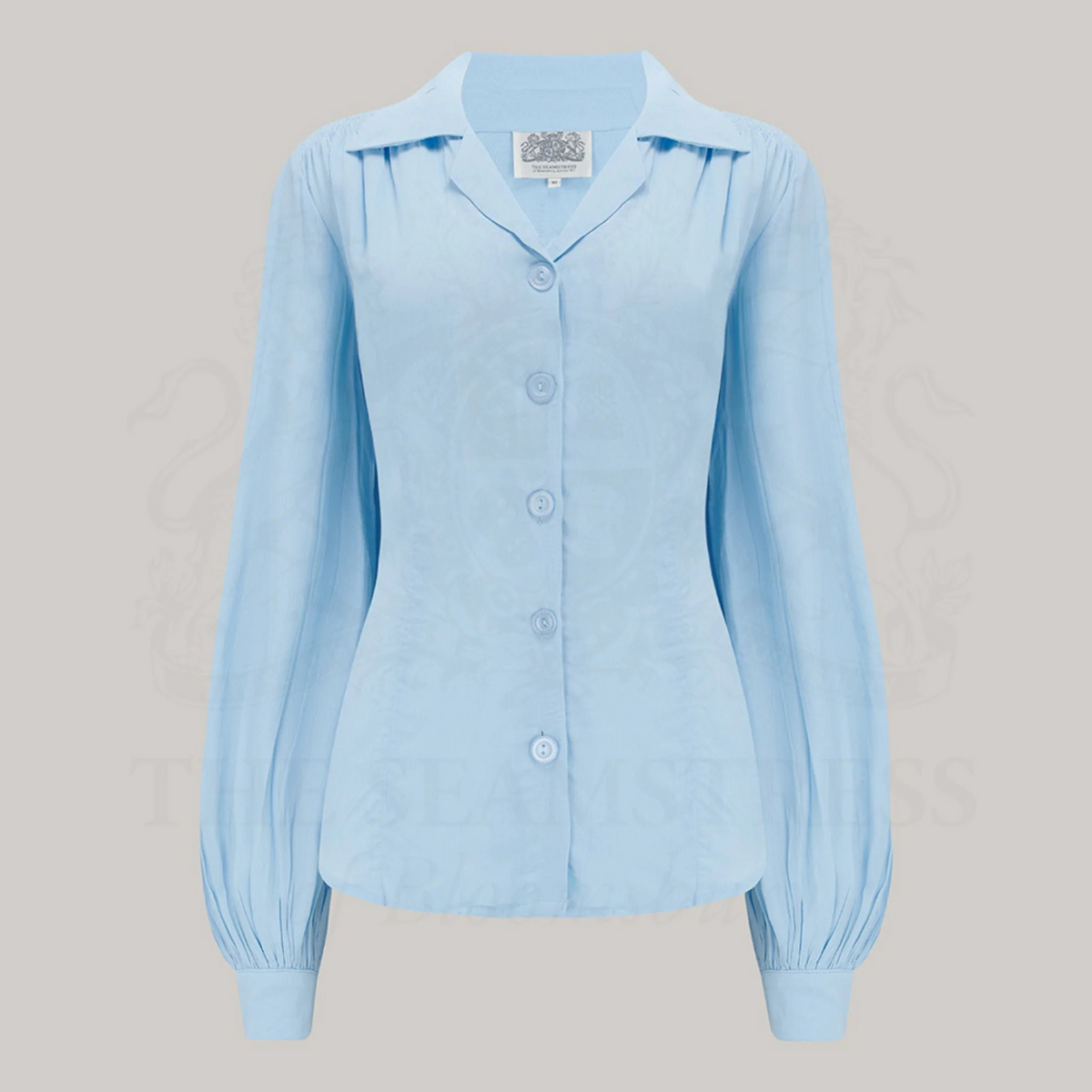 Poppy Blouse in Powder Blue