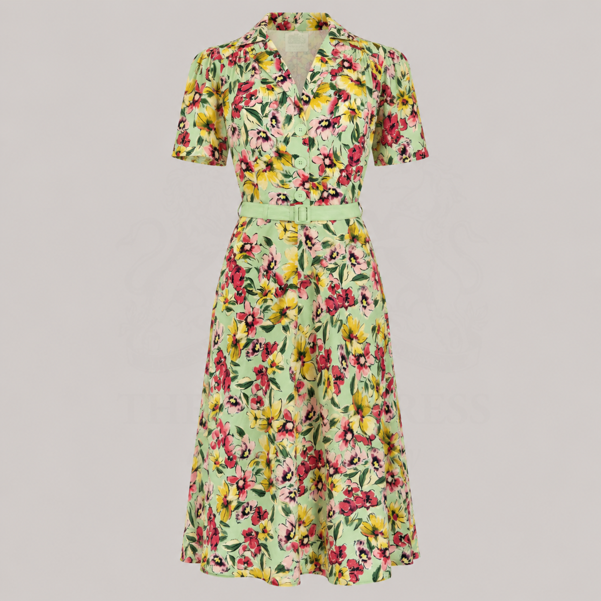 Lisa Shirtwaister Dress in Wildflower