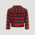 Marion Blouse in Red Plaid Tartan