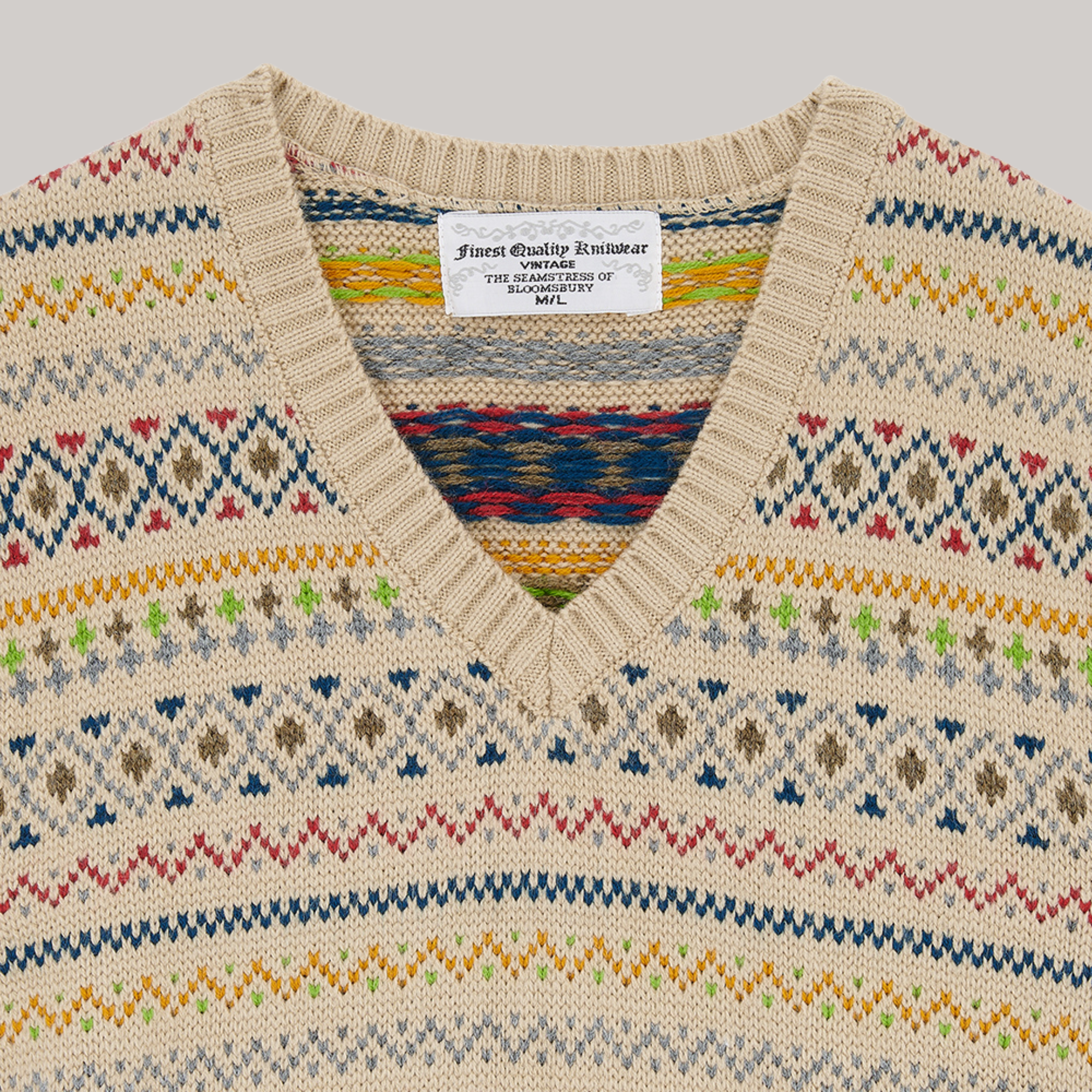 Men's Bloomsbury Fair Isle Slipover