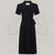 The stunning1945 Peggy Wrap dress ties around the waist for easy comfortable fitting and tiny box pleats at the waistband, it creates a beautiful body shape and fit. Our wrap dresses are extremely versatile from petite sizes to maternity wear.