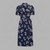 Peggy Wrap Dress in Navy Floral Dancer