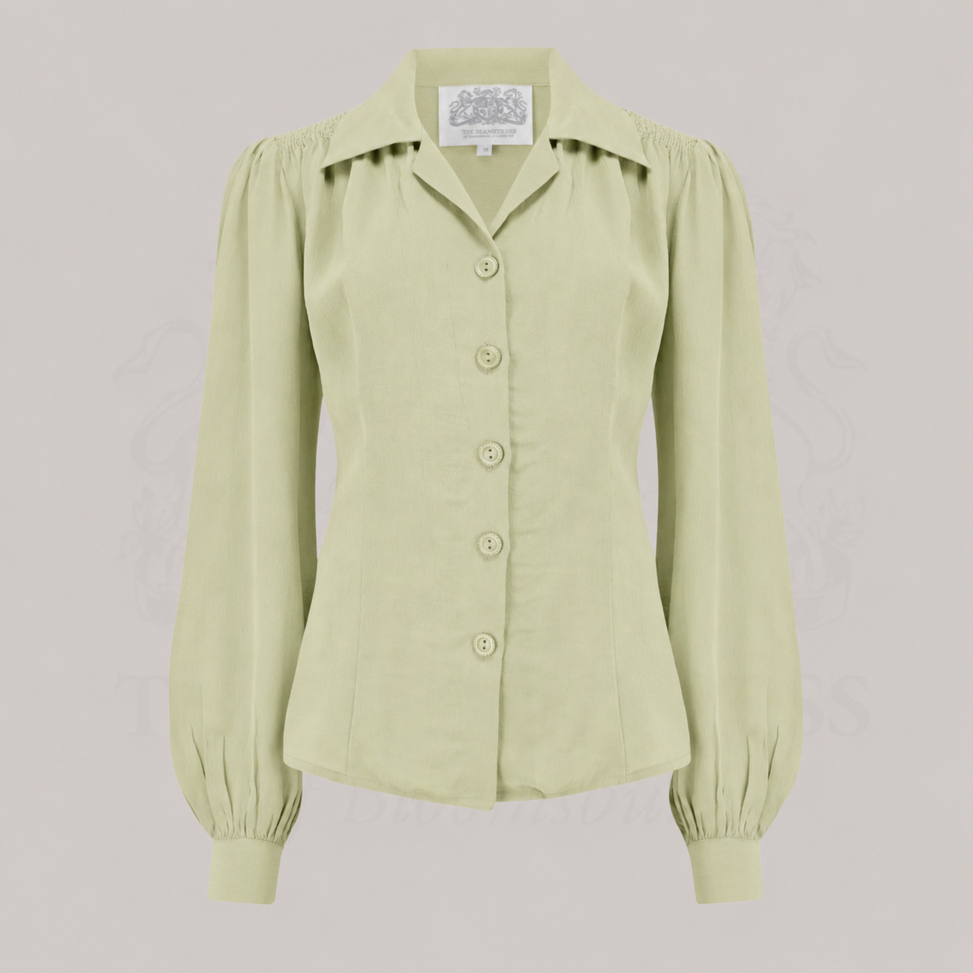 Poppy Blouse in Pistachio