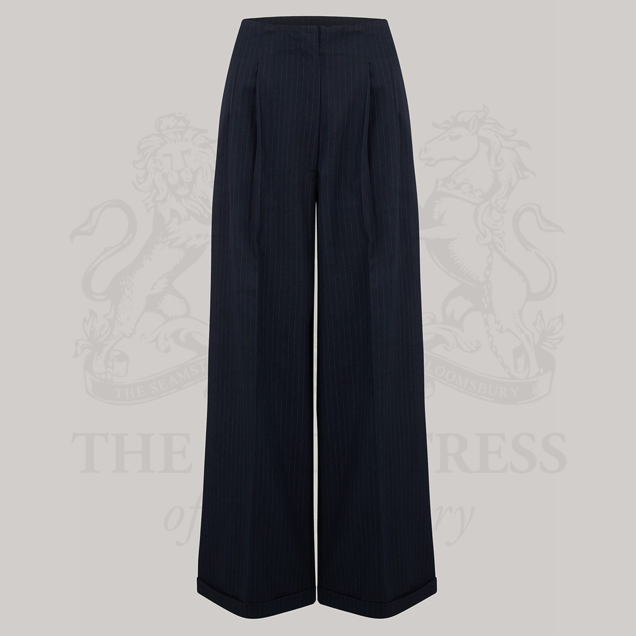 Tailored Audrey Trousers High Waisted, Wide Leg Women's Trousers