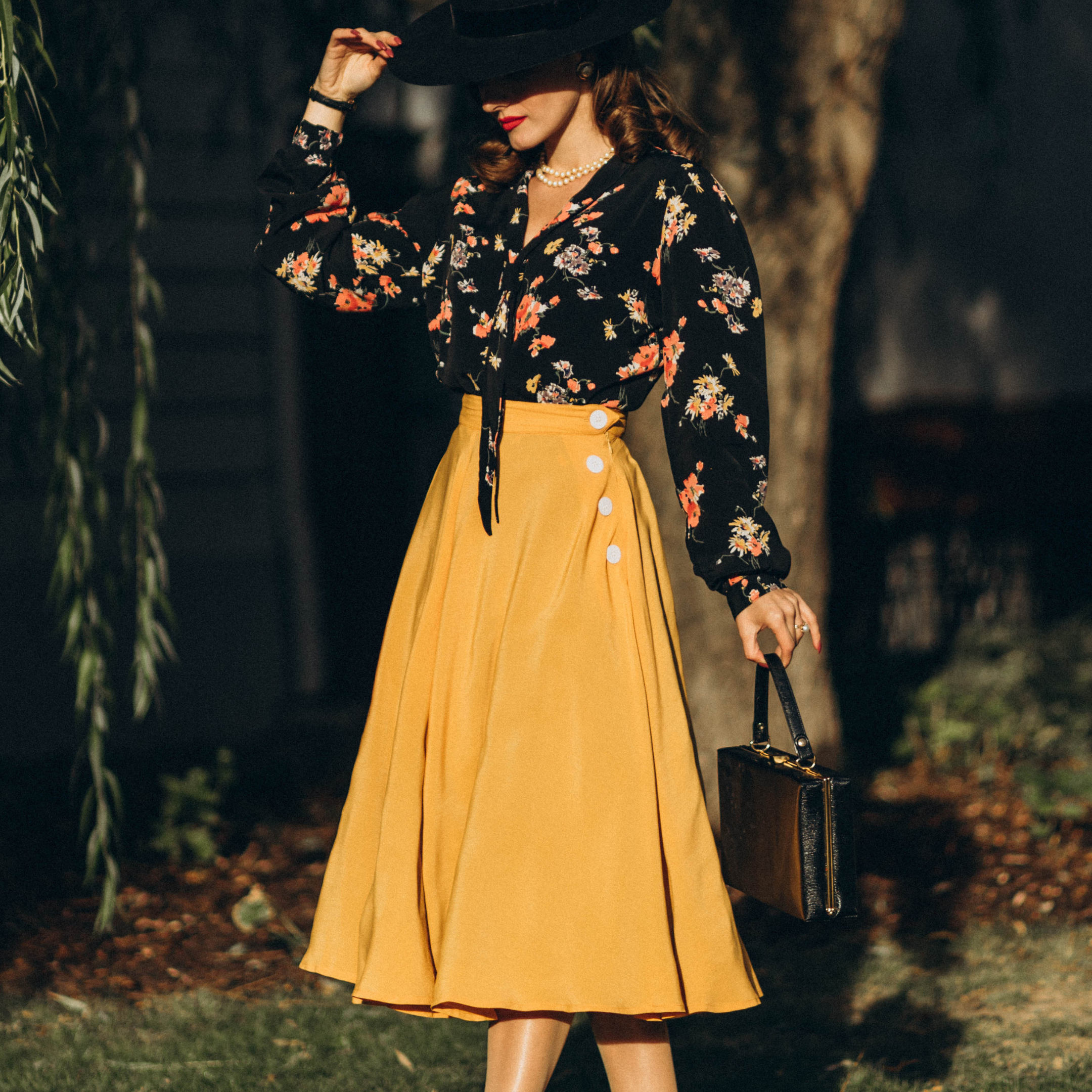 Isabelle Skirt in Mustard