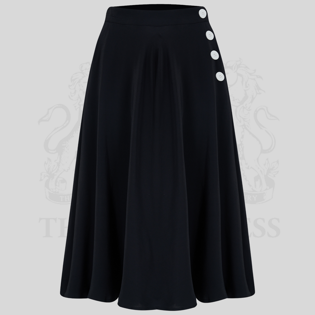Isabelle Skirt in Liquorice Black