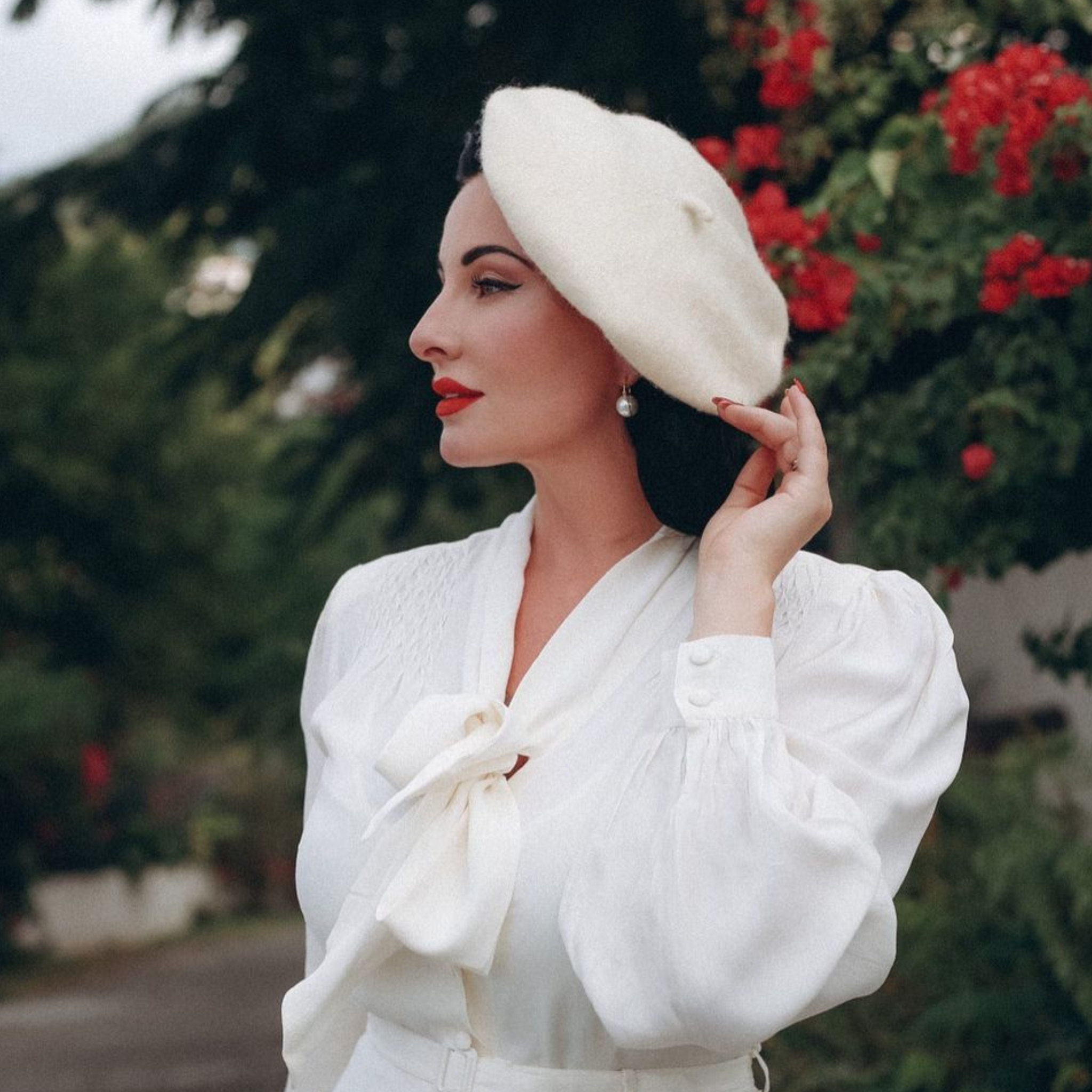 Wool beret hat hotsell