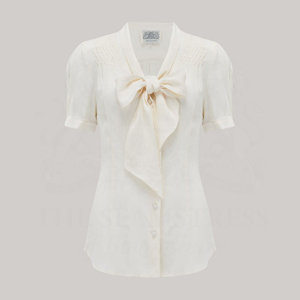 Eva Blouse Short Sleeve - theseamstressofbloomsbury