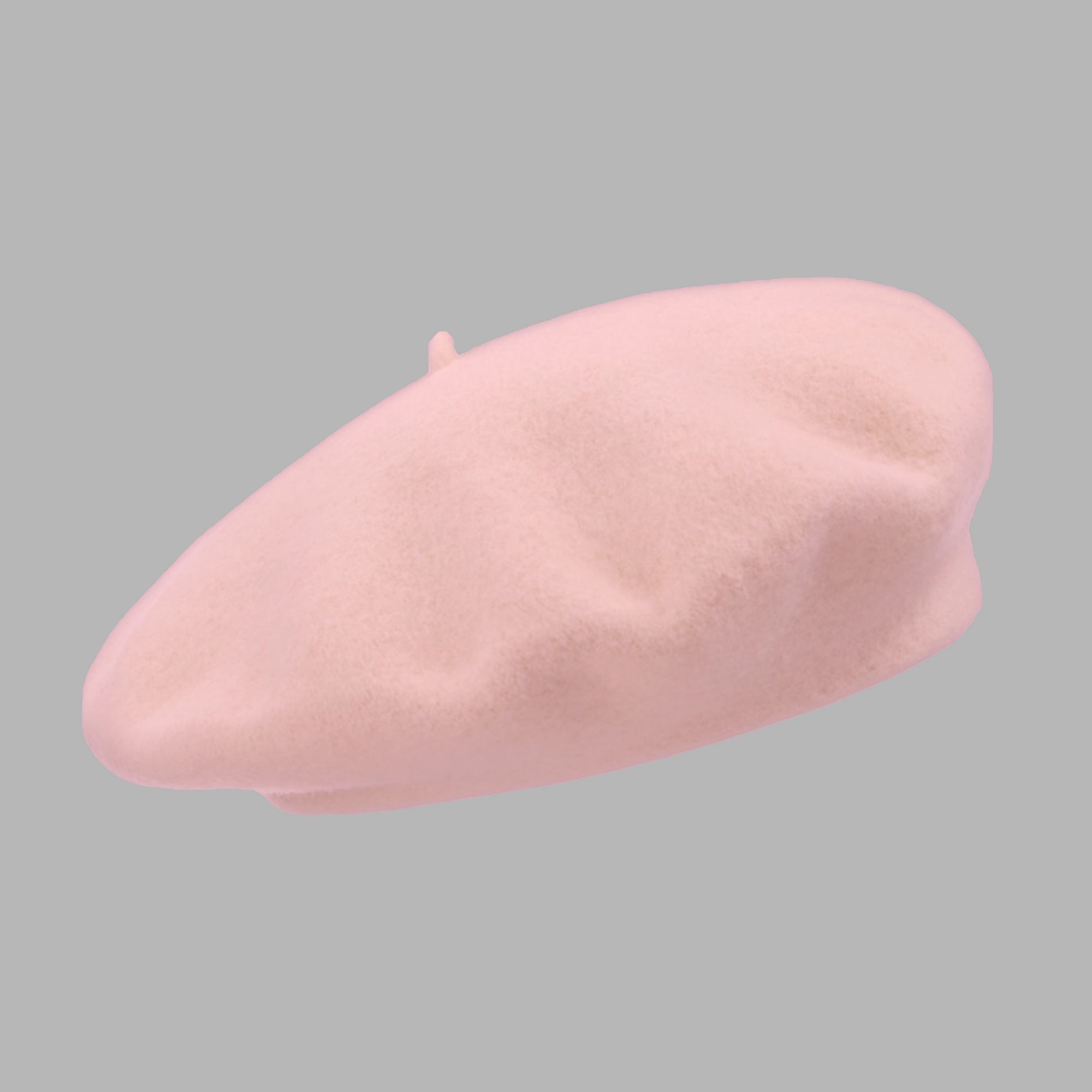 baby pink beret