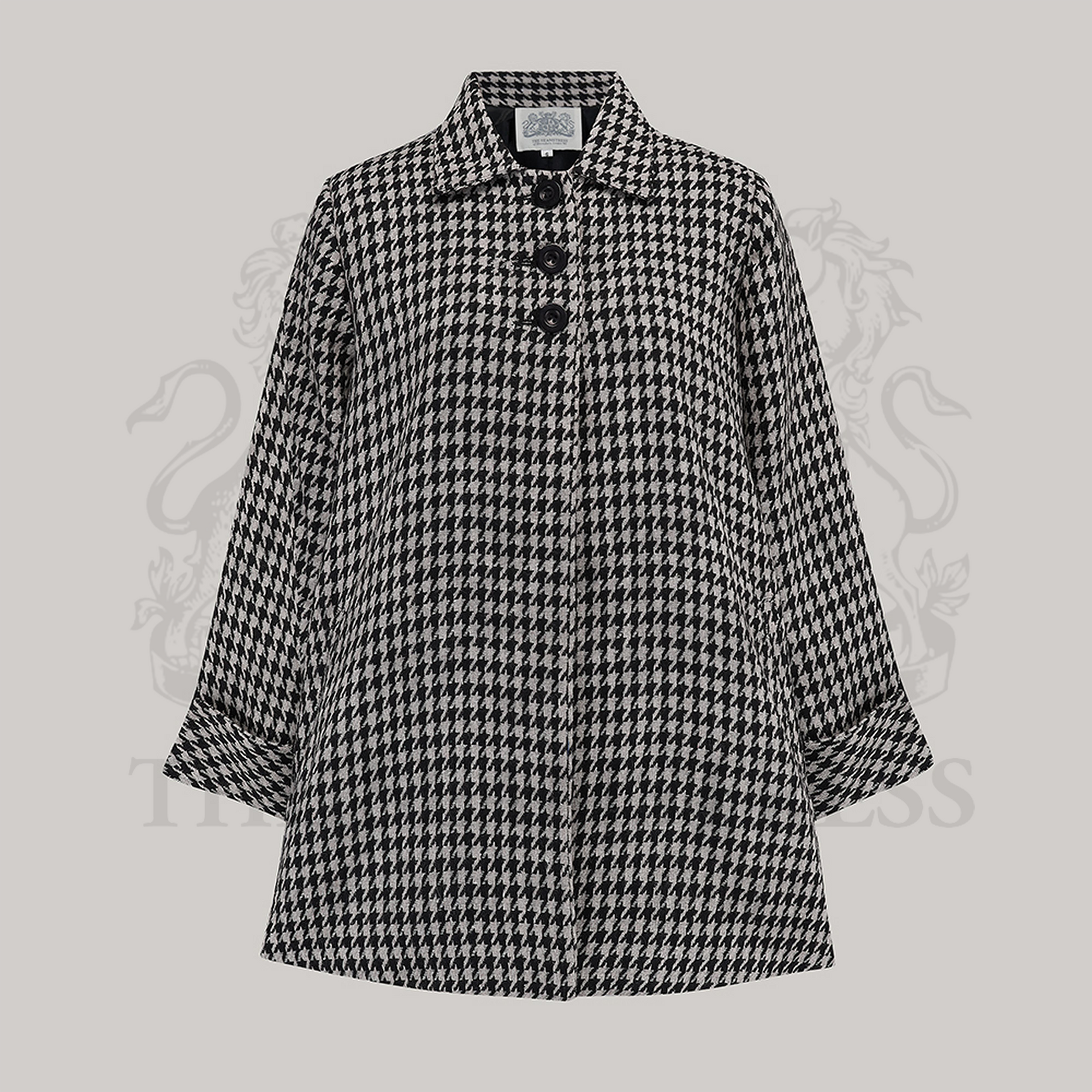 Houndstooth 2025 swing coat