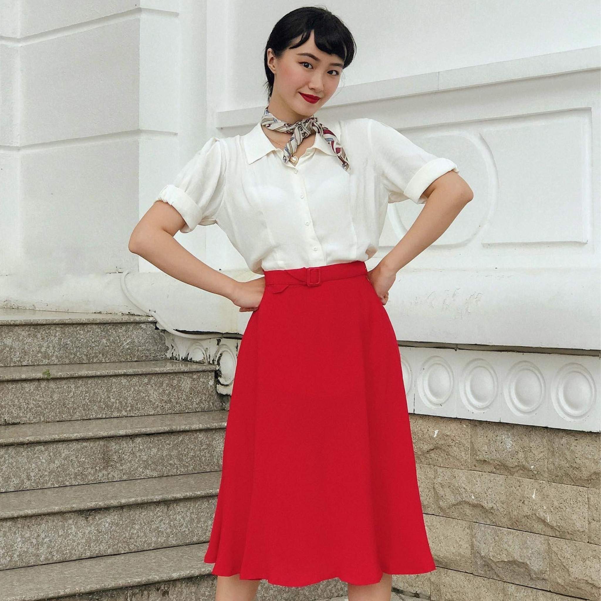 Midi clearance circle skirt